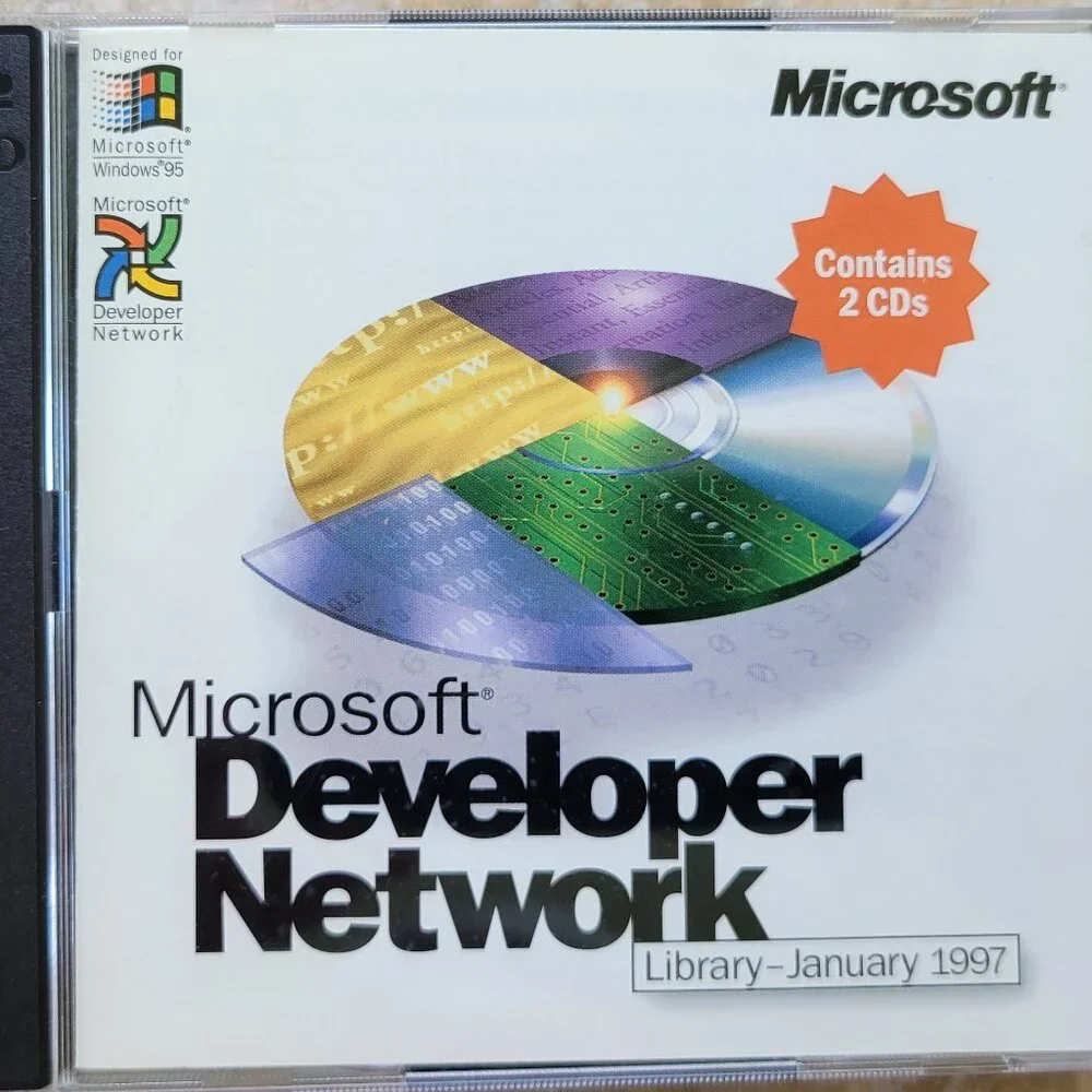 Vintage CD - Microsoft Developer Network, Software Library